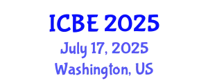 International Conference on Biomedical Engineering (ICBE) July 17, 2025 - Washington, United States