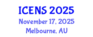 International Conference on Engineering and Natural Sciences (ICENS) November 17, 2025 - Melbourne, Australia