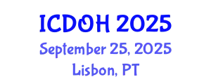 International Conference on Dental and Oral Health (ICDOH) September 25, 2025 - Lisbon, Portugal