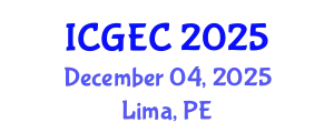 International Conference on Gastroenterology, Endoscopy and Colonoscopy (ICGEC) December 04, 2025 - Lima, Peru