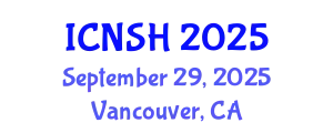 International Conference on Nursing Science and Healthcare (ICNSH) September 29, 2025 - Vancouver, Canada