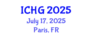 International Conference on Human Genetics (ICHG) July 17, 2025 - Paris, France