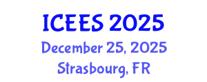 International Conference on Earthquake Engineering and Seismology (ICEES) December 25, 2025 - Strasbourg, France