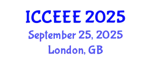 International Conference on Computing, Electrical and Electronic Engineering (ICCEEE) September 25, 2025 - London, United Kingdom