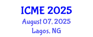 International Conference on Management Engineering (ICME) August 07, 2025 - Lagos, Nigeria