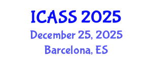 International Conference on Astronomy and Space Sciences (ICASS) December 25, 2025 - Barcelona, Spain