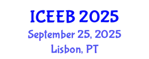 International Conference on Ecology and Environmental Biology (ICEEB) September 25, 2025 - Lisbon, Portugal