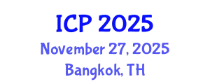 International Conference on Pediatrics (ICP) November 27, 2025 - Bangkok, Thailand