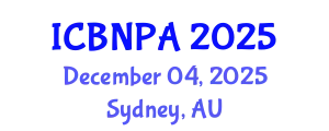International Conference on Behavioral Nutrition and Physical Activity (ICBNPA) December 04, 2025 - Sydney, Australia