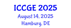 International Conference on Civil and Geological Engineering (ICCGE) August 14, 2025 - Hamburg, Germany