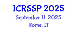 International Conference on Refugee Studies and Social Problems (ICRSSP) September 11, 2025 - Rome, Italy
