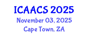 International Conference on Agriculture, Agronomy and Crop Sciences (ICAACS) November 03, 2025 - Cape Town, South Africa