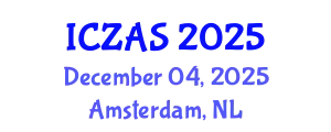 International Conference on Zoology and Animal Science (ICZAS) December 04, 2025 - Amsterdam, Netherlands
