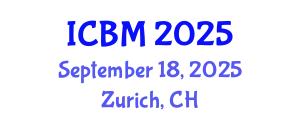 International Conference on Biomechanics (ICBM) September 18, 2025 - Zurich, Switzerland