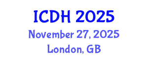 International Conference on Digital Heritage (ICDH) November 27, 2025 - London, United Kingdom