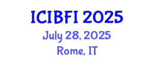 International Conference on Islamic Banking, Finance and Investment (ICIBFI) July 28, 2025 - Rome, Italy