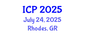 International Conference on Pediatrics (ICP) July 24, 2025 - Rhodes, Greece