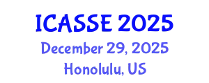 International Conference on Applications of Satellite Systems Engineering (ICASSE) December 29, 2025 - Honolulu, United States