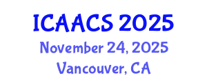 International Conference on Agriculture, Agronomy and Crop Sciences (ICAACS) November 24, 2025 - Vancouver, Canada