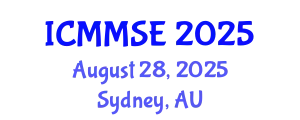 International Conference on Metallurgy, Materials Science and Engineering (ICMMSE) August 28, 2025 - Sydney, Australia