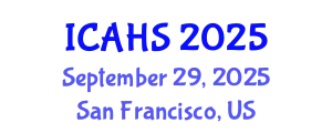 International Conference on Agricultural and Horticultural Sciences (ICAHS) September 29, 2025 - San Francisco, United States