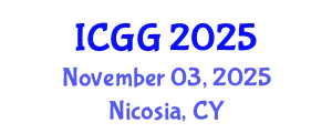 International Conference on Geology and Geophysics (ICGG) November 03, 2025 - Nicosia, Cyprus