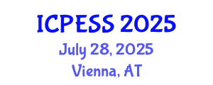 International Conference on Physical Education and Sport Science (ICPESS) July 28, 2025 - Vienna, Austria