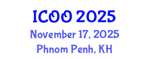 International Conference on Ophthalmology and Optometry (ICOO) November 17, 2025 - Phnom Penh, Cambodia
