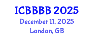 International Conference on Biomathematics, Biostatistics, Bioinformatics and Bioengineering (ICBBBB) December 11, 2025 - London, United Kingdom