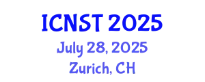 International Conference on Nuclear Science and Technology (ICNST) July 28, 2025 - Zurich, Switzerland