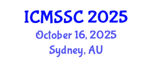 International Conference on Mathematics, Statistics and Scientific Computing (ICMSSC) October 16, 2025 - Sydney, Australia