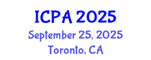 International Conference on Precision Agriculture (ICPA) September 25, 2025 - Toronto, Canada