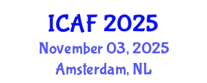 International Conference on Accounting and Finance (ICAF) November 03, 2025 - Amsterdam, Netherlands