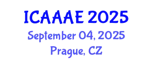 International Conference on Aeronautical and Aerospace Engineering (ICAAAE) September 04, 2025 - Prague, Czechia