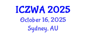International Conference on Zoology and Wild Animals (ICZWA) October 16, 2025 - Sydney, Australia