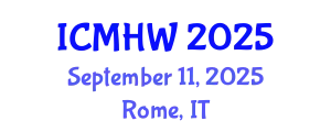 International Conference on Mental Health and Wellness (ICMHW) September 11, 2025 - Rome, Italy
