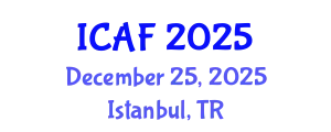 International Conference on Accounting and Finance (ICAF) December 25, 2025 - Istanbul, Turkey