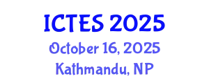 International Conference on Teaching and Education Sciences (ICTES) October 16, 2025 - Kathmandu, Nepal