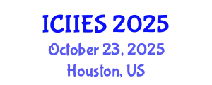 International Conference on Intelligent Information and Engineering Systems (ICIIES) October 23, 2025 - Houston, United States