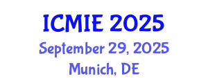 International Conference on Mechatronics, Manufacturing and Industrial Engineering (ICMIE) September 29, 2025 - Munich, Germany