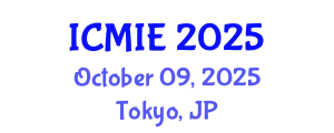 International Conference on Mechatronics, Manufacturing and Industrial Engineering (ICMIE) October 09, 2025 - Tokyo, Japan