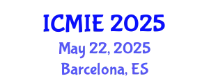 International Conference on Mechatronics, Manufacturing and Industrial Engineering (ICMIE) May 22, 2025 - Barcelona, Spain