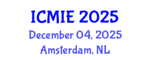International Conference on Mechatronics, Manufacturing and Industrial Engineering (ICMIE) December 04, 2025 - Amsterdam, Netherlands