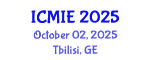 International Conference on Mechatronics, Manufacturing and Industrial Engineering (ICMIE) October 02, 2025 - Tbilisi, Georgia