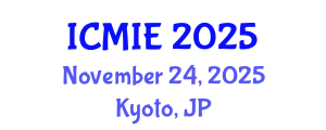 International Conference on Mechatronics, Manufacturing and Industrial Engineering (ICMIE) November 24, 2025 - Kyoto, Japan
