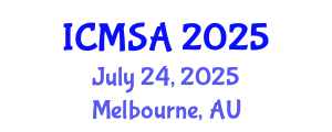 International Conference on Marine Science and Aquaculture (ICMSA) July 24, 2025 - Melbourne, Australia