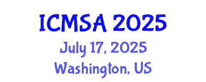 International Conference on Marine Science and Aquaculture (ICMSA) July 17, 2025 - Washington, United States