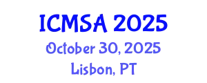 International Conference on Marine Science and Aquaculture (ICMSA) October 30, 2025 - Lisbon, Portugal