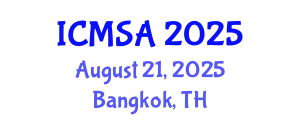 International Conference on Marine Science and Aquaculture (ICMSA) August 21, 2025 - Bangkok, Thailand