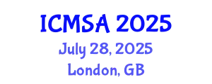 International Conference on Marine Science and Aquaculture (ICMSA) July 28, 2025 - London, United Kingdom